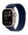 Apple Watch Ultra 2 (Series 9 2023) Gps +Cellular 49mm Natural Titanium Case με Blue S/M Trail Loop EU