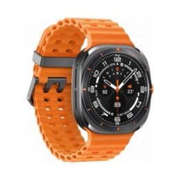 Samsung Galaxy Watch Ultra (L705 2024) LTE 47mm 64GB (2GB Ram) Titan Gray Case με Orange Band EU
