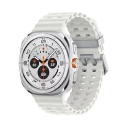 Samsung Galaxy Watch Ultra (L705 2024) LTE 47mm 64GB (2GB Ram) Titanium White Case με White Band EU
