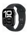 Apple Watch (Series 10 2024) Gps 46mm Aluminium Jet Black Case με Sport Band M/L Black EU