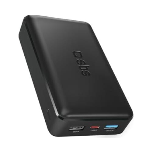 SBS Power Bank 20000mAh 2 USB 2.1 A Black EU