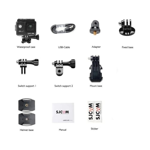 SJCam SJ4000 Air WiFi Action Camera 4K 16MP Black EU - Image 3