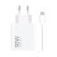 Επιτοίχιος Φορτιστής Xiaomi 90W HyperCharge Combo (Type-A) White EU