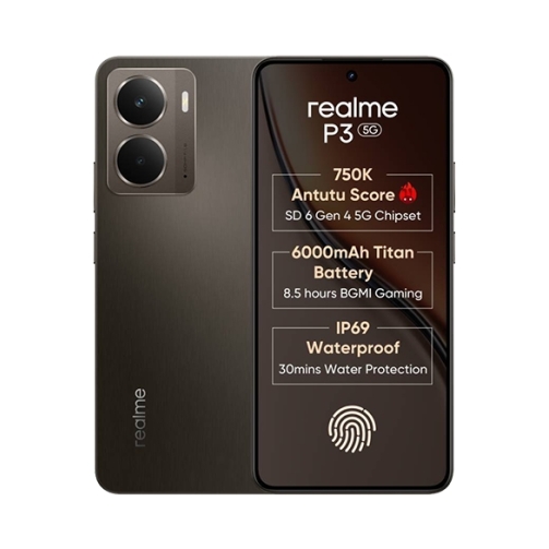 Realme P3 5G 256GB (8GB Ram) Dual-Sim Comet Grey EU