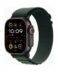 Apple Watch Ultra 2 (Series 9 2023) Gps +Cellular 49mm Black Titanium Case με Alpine Loop S Dark Green EU