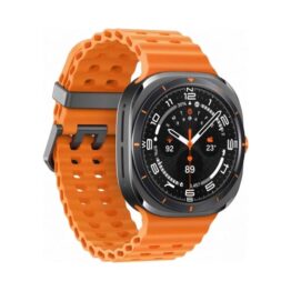 Samsung Galaxy Watch Ultra (L705 2025) LTE 47mm (Region East) 64GB (2GB Ram) Titan Gray Case με Orange Band EU