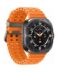 Samsung Galaxy Watch Ultra (L705 2025) LTE 47mm (Region East) 64GB (2GB Ram) Titan Gray Case με Orange Band EU