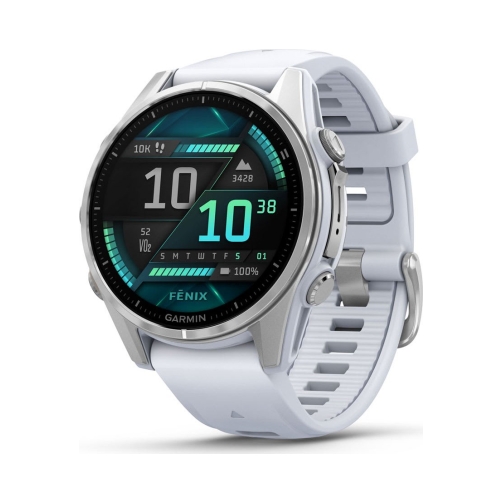 Garmin Watch Fenix 8 GPS 43mm Silicon White Band Whitestone EU