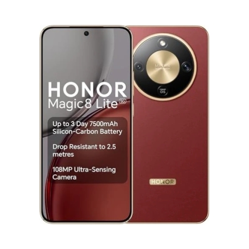 Honor Magic8 Lite 5G 256GB (8GB Ram) Dual-Sim Reddish Brown EU