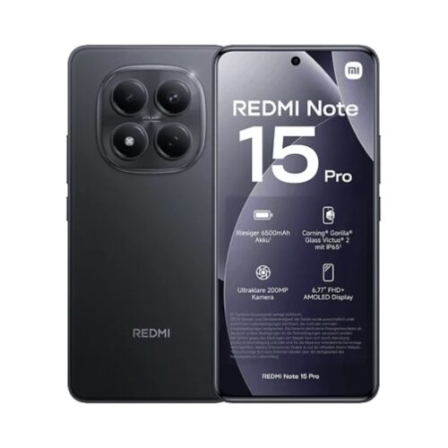 Xiaomi Redmi Note 15 Pro 5G 512GB (8GB Ram) Dual-Sim Midnight Black EU