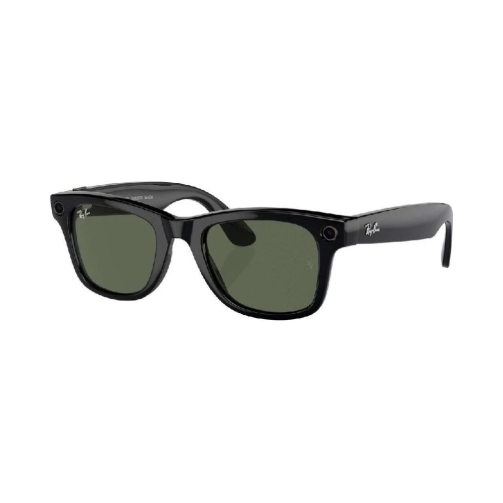 Ray-Ban Meta Wayfarer Gen1 AI Glasses Shiny Black/G15 Green EU