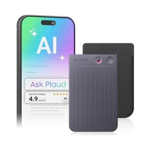 Φορητό AI‑powered voice recorder Plaud Note 64GB Black EU - Image 3