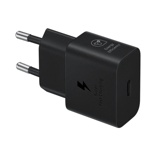 Επιτοίχιος Φορτιστής Samsung Galaxy (25W) USB-C Fast Adapter (EP-T2510) Black EU - Image 3