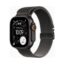 Apple Watch Ultra 3 (Series 11 2025) Gps +Cellular 49mm Black Titanium Case με Black Titanium Milanese Loop L EU