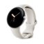 Google Pixel Watch LTE 41mm Polished Silver Case με Sport Band Chalk EU