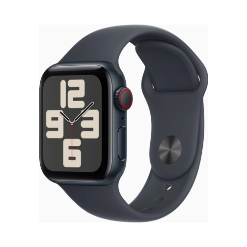 Apple Watch SE 2 (2024) Gps +Cellular 40mm Midnight Aluminum Case με Sport Band S/M Midnight EU