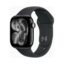 Apple Watch (Series 11 2025) Gps 46mm Jet Black Aluminium Case με M/L Black Sports Band EU