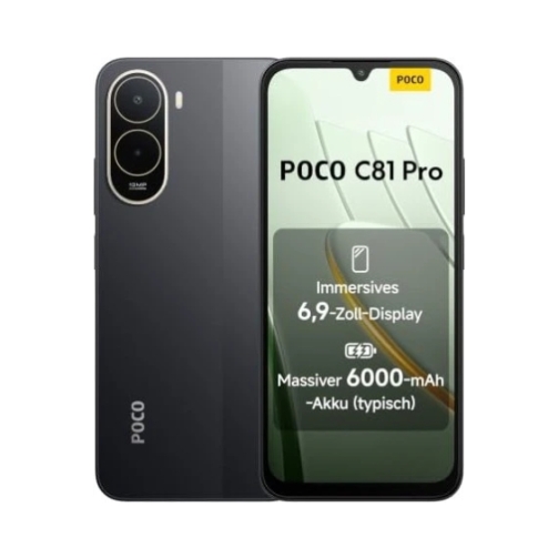 Xiaomi Poco C81 Pro 4G 256GB (4GB Ram) Dual-Sim Black EU