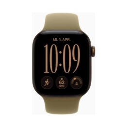 Apple Watch (Series 12 2026) GPS 42mm Dark Bronze Aluminium Case με S/M Olive Sport Band EU
