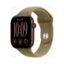 Apple Watch (Series 12 2026) GPS +Cellular 46mmDark Bronze Aluminium Case με M/L Olive Sport Band EU
