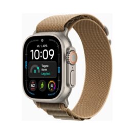 Apple Watch Ultra 4 (Series 12 2026) Gps +Cellular 49mm Natural Titanium Case με L Desert Alpine Loop EU