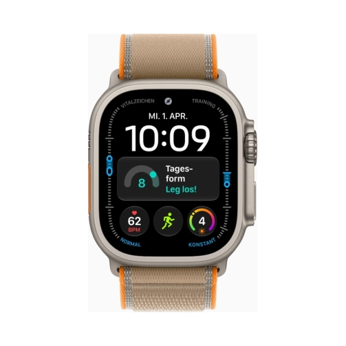 Apple Watch Ultra 4 (Series 12 2026) Gps +Cellular 49mm Natural Titanium Case με S/M Sand Trail Loop EU - Image 2