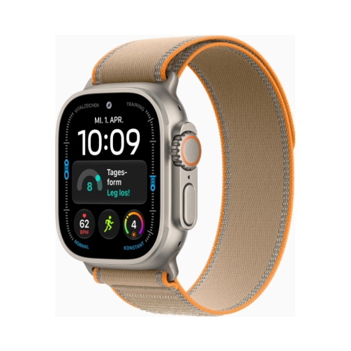 Apple Watch Ultra 4 (Series 12 2026) Gps +Cellular 49mm Natural Titanium Case με S/M Sand Trail Loop EU