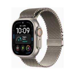 Apple Watch Ultra 4 (Series 12 2026) Gps +Cellular 49mm Natural Titanium Case με L Natural Titanium Milanese Loop EU